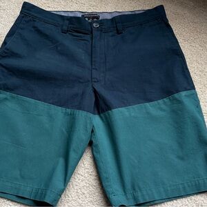Banana Republic Men's Two-Tone Flat Front Shorts